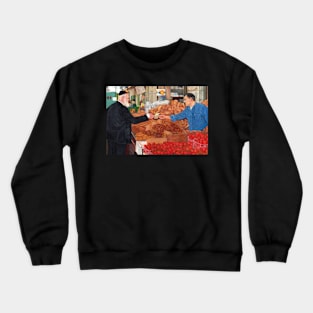 Machaneh Yehudah Market, Jerusalem, Israel, שוק מחנה יהודה Crewneck Sweatshirt